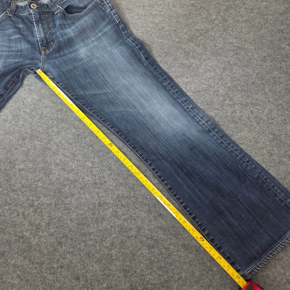 AG Adriano Goldschmied Protégé Straight Leg Jeans Men's 34x32 Made USA Dark Wash